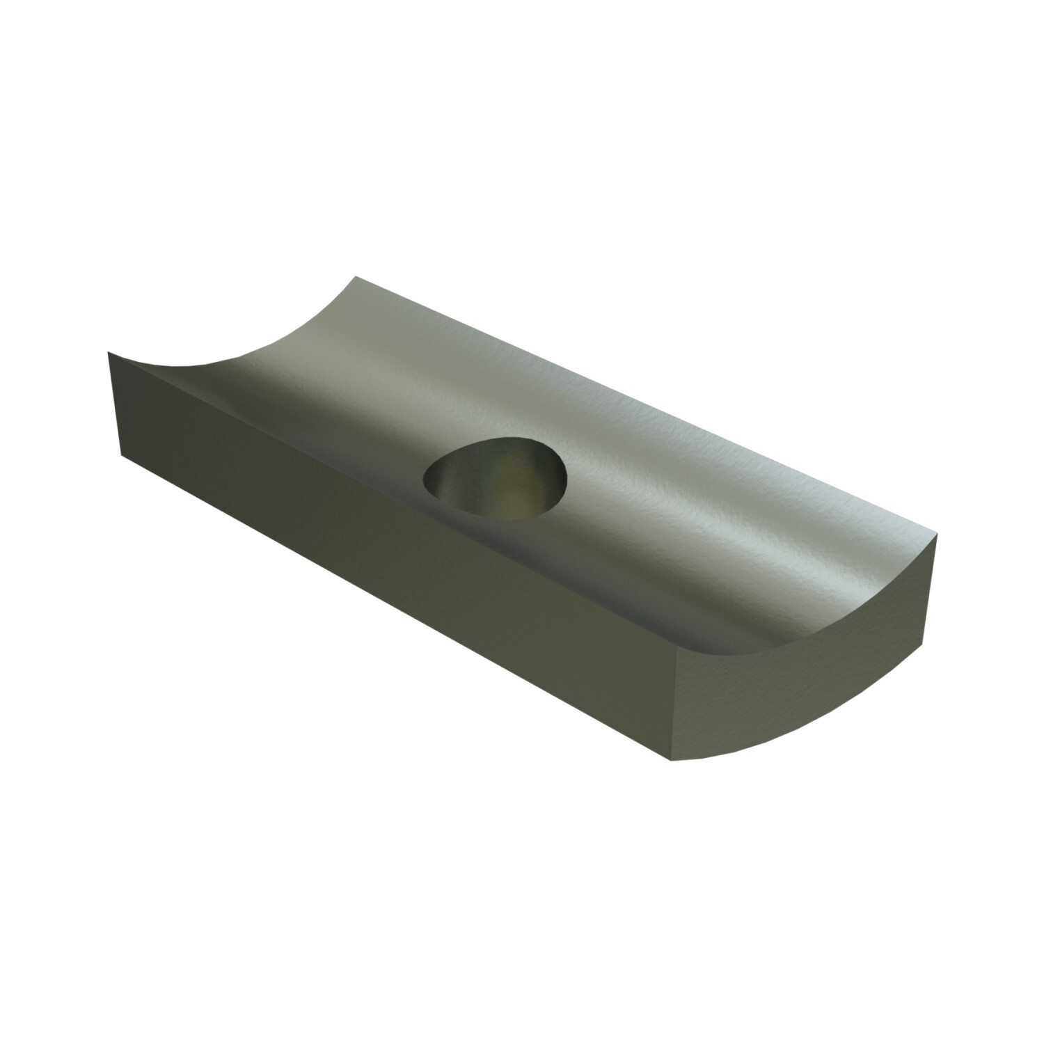 P3016-0832EG Channel Nut Without Spring, For Use With All Channels, #8-32 Thread, Mild Steel
