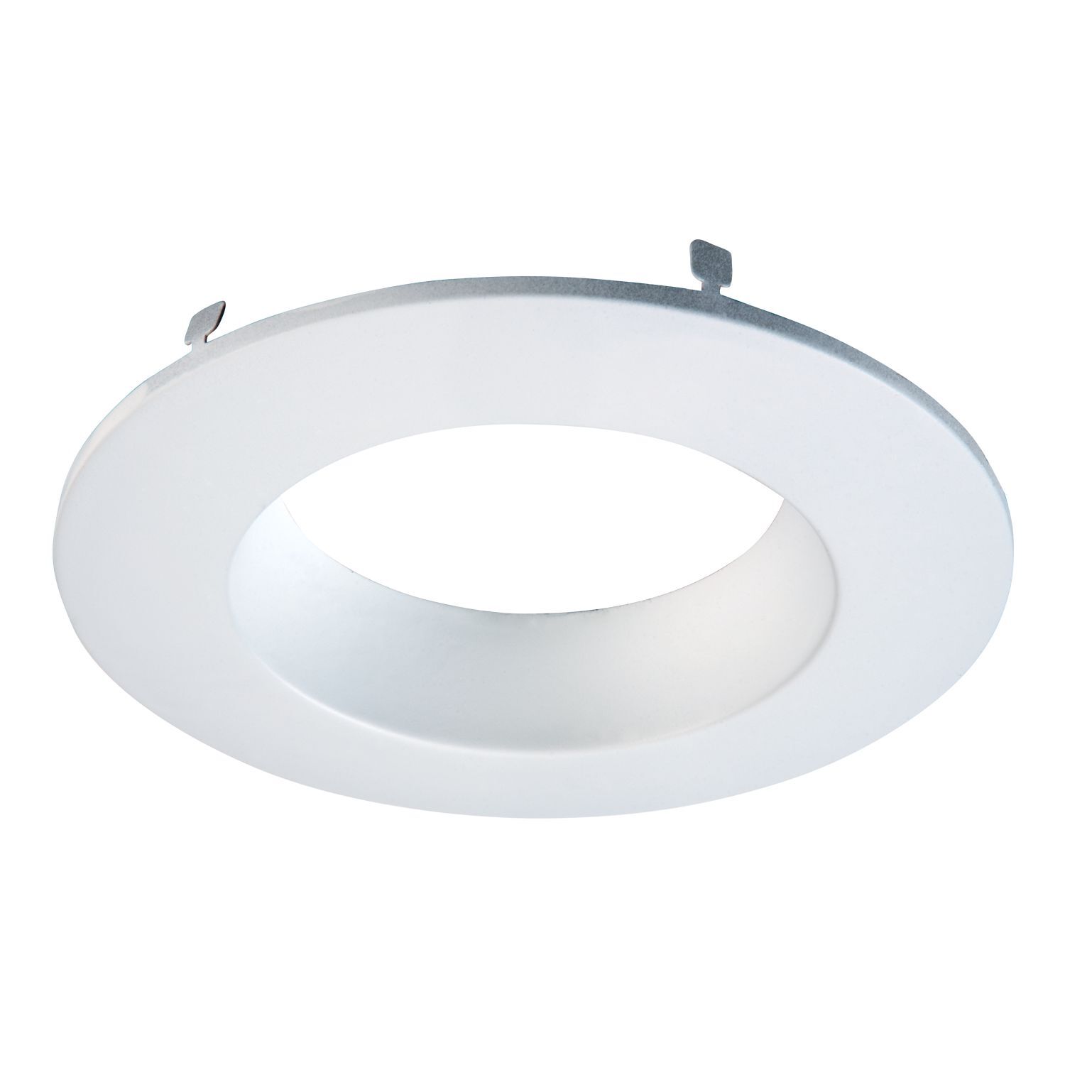 RL4TRMWH Halo Designer Trim, For Use With RL460WH LED Recessed Retrofit Modules, Plastic, White