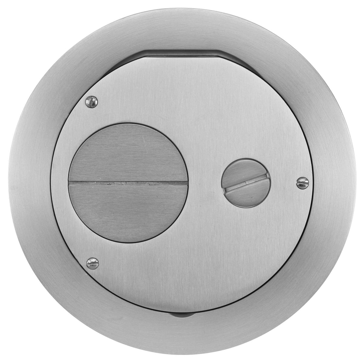 S1R6FFCVRALU Fire-Rated Furniture Feed Standard Poke-Through Cover, 7-1/2 in Dia, Composite