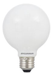LED3.5G25/F/DIM/830/GL/RP/40479 UltraLED Dimmable Globe LED Glass Lamp, 3.5 W, 40 W Incandescent Equivalent, E26 Lamp, G25 Shape, 350 Lumens
