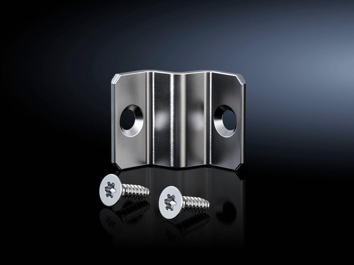 8617502 External Baying Connector, For Use With VX25 Baying Enclosure System and VX Baying Base/Plinth Component, 304 Stainless Steel