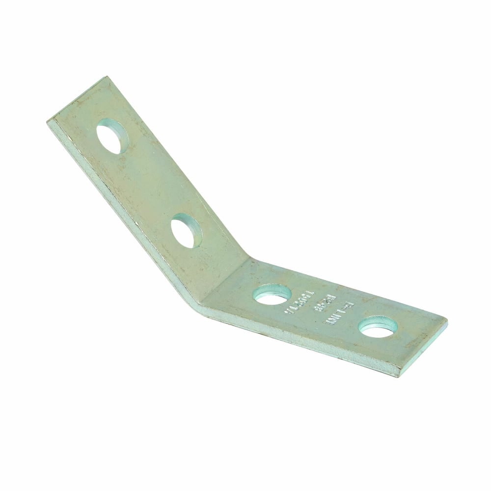 B248HDG Open Angle, 4 Holes, 45 deg Bend, Steel