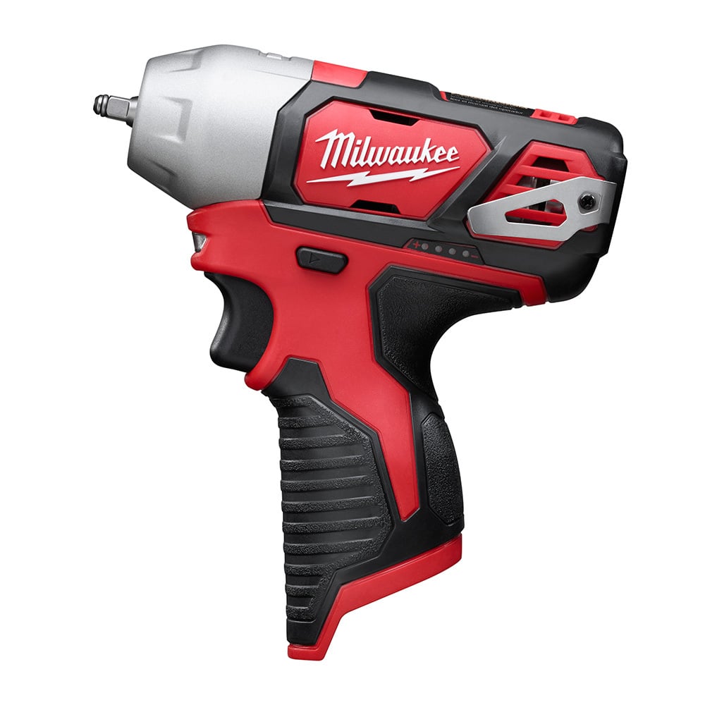 2461-20 M12 Compact Cordless Impact Wrench With Friction Ring, 1/4 in Square Drive, 3800 bpm, 450 in-lb Torque, 12 V DC, 6 in OAL