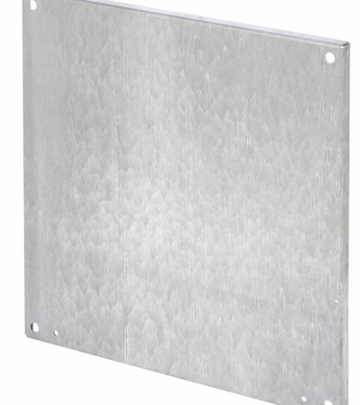 AW3630P Flange Enclosure Panel, 26.97 in W x 32.87 in H, Steel, White
