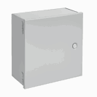 Small Hinge-Cover Enclosure Type 1, 16.00x12.00x6.00, Gray, Steel