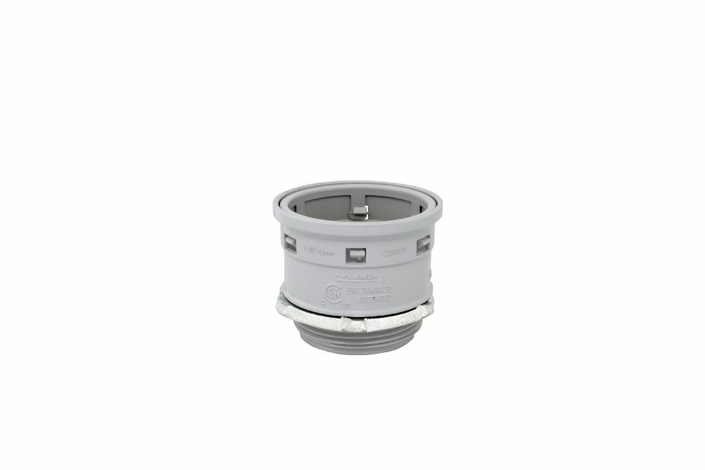 189681 High Impact Conduit Connector, 1-1/2 in Trade, For Use With ENT Fitting, PVC