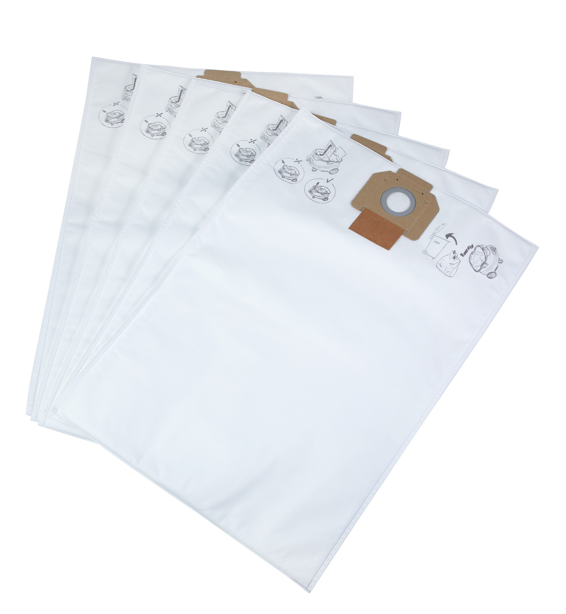 49-90-1955 Dust Bag, 0.53 ft, For Use With 8960-20 8 gal Dust Extractor, Fleece