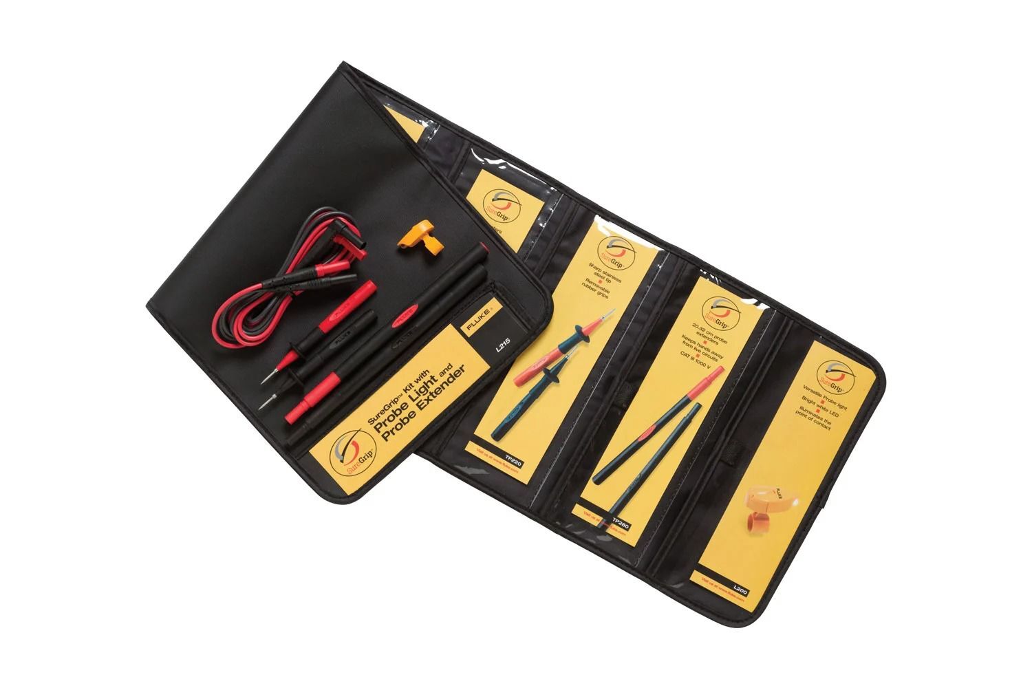 L215 Probe Light Portable and Temporary Lighting Access, For Use With Foldable Soft Pouch With Six Pockets And Hook-and-loop