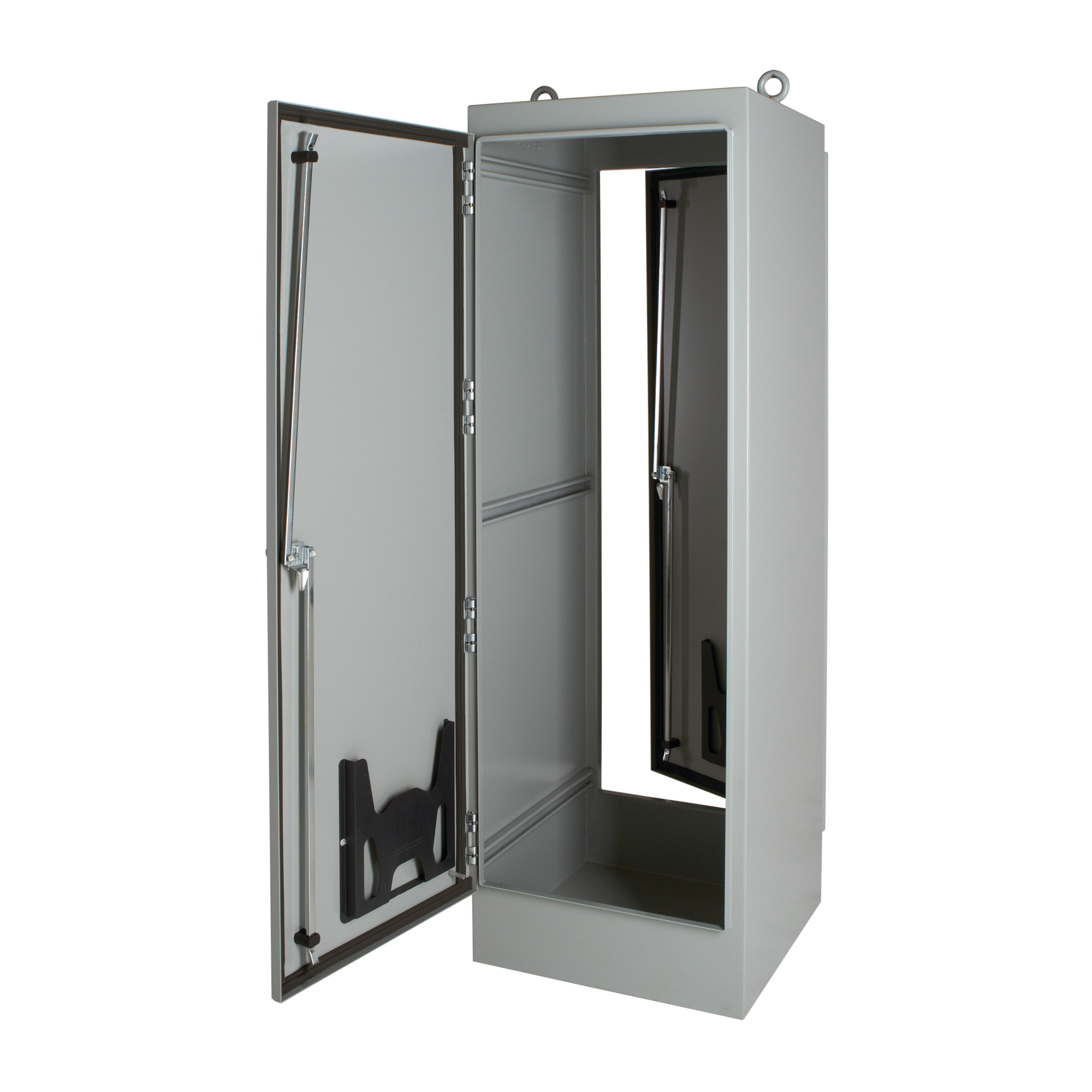 A724818FSDG A30 2-Door Single Access Enclosure, 72.06 in L x 48.06 in W x 18.06 in D, NEMA 12/IP55 NEMA Rating, Steel