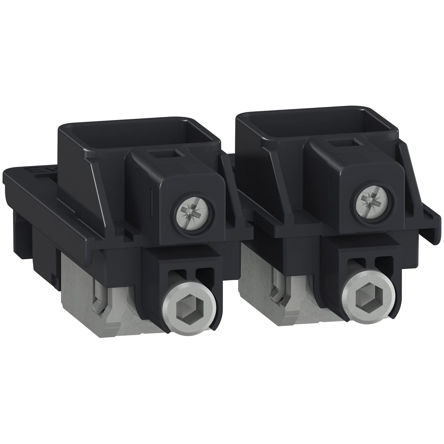 LV426973 EverLink Lug Connector Kit With Control Wire Terminal, 14 to 3/0 AWG Solid Stranded/6 to 2/0 AWG Fine Stranded, For Use With PowerPact B Frame 15 to 125 A 2-Pole Molded Case Circuit Breaker