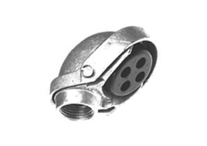 1254-S Bridgeport Single Screw Set Screw Service Entrance Cap, 1-1/4 in, (5) 7/16 in, 5/8 in Hole, For Use With IMC/Rigid Conduit, Aluminum