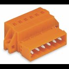 1-conductor male connector; CAGE CLAMP; 2.5 mm; Pin spacing 5.08 mm; 13-pole; clamping collar; 2,50 mm; orange