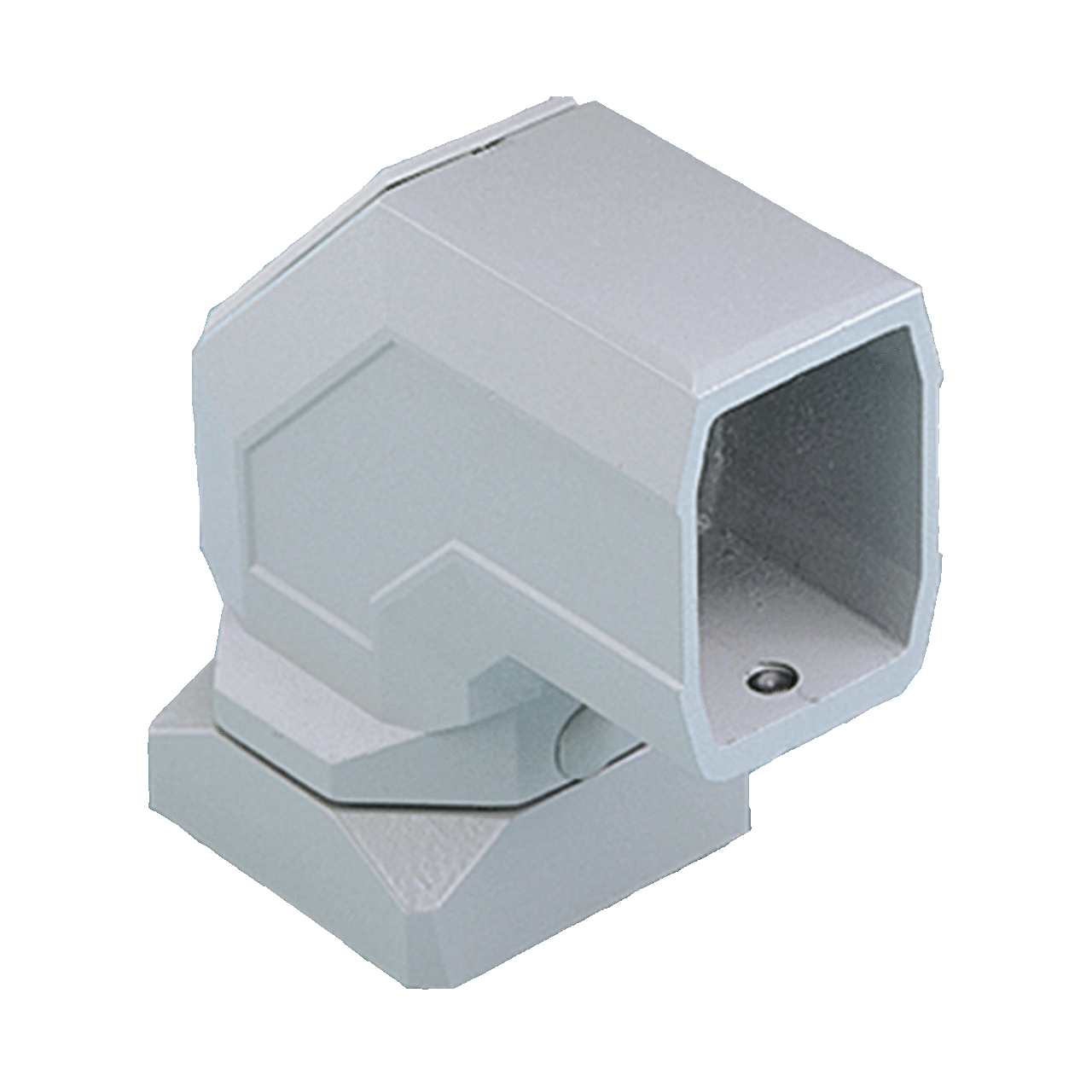 CCS2FECLG Compact CS4 Flange Elbow Coupling, 5.35 in H, For Use With COMPACT Series 2 45 x 60 mm Pendant Arms, Aluminum, Light Gray