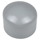 Pipe End Cap, Size 1 Inch, Material PVC, Color Gray, For use with Schedule 40 and 80 Conduit, Pack of 75