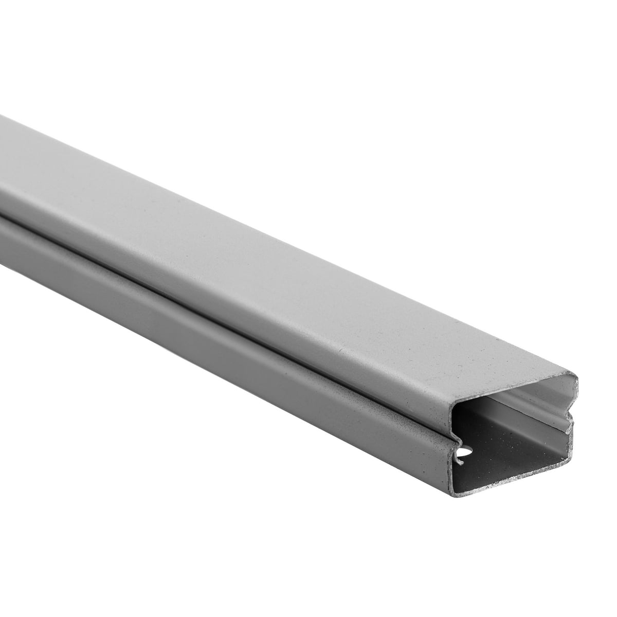HBL2000BCGY HBL2000 Standard Raceway Base and Cover, 5 ft L x 1.31 in W x 0.83 in H, Rolled Steel, Gray