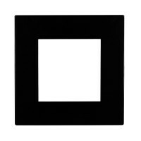 DLE4-TR-SQ-BK Square Trim Ring, For Use With DLE4 Series Downlight, 4 in Size, Stamped Steel, Black