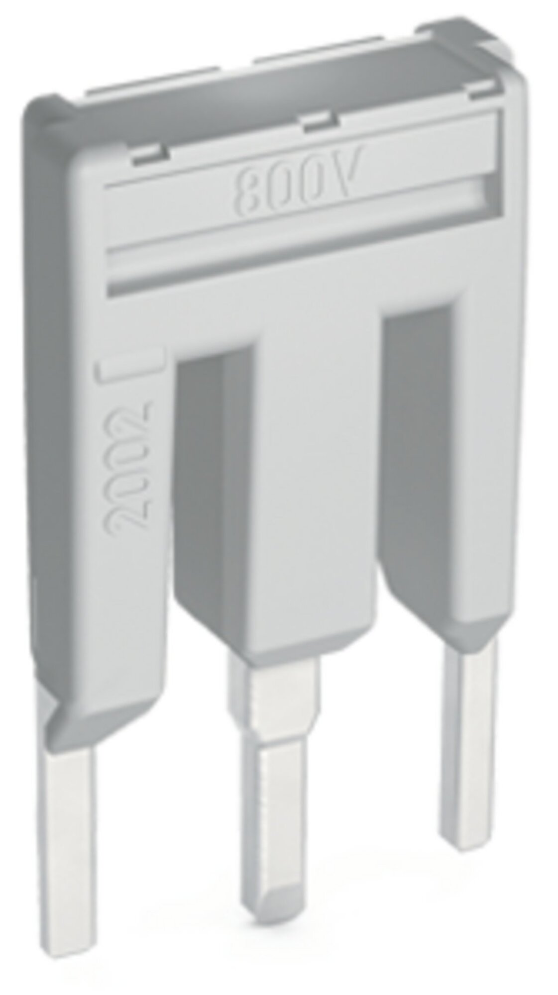 2002-413 3-Way Continuous Jumper, 0.161 in H x 0.43 in W x 0.748 in D
