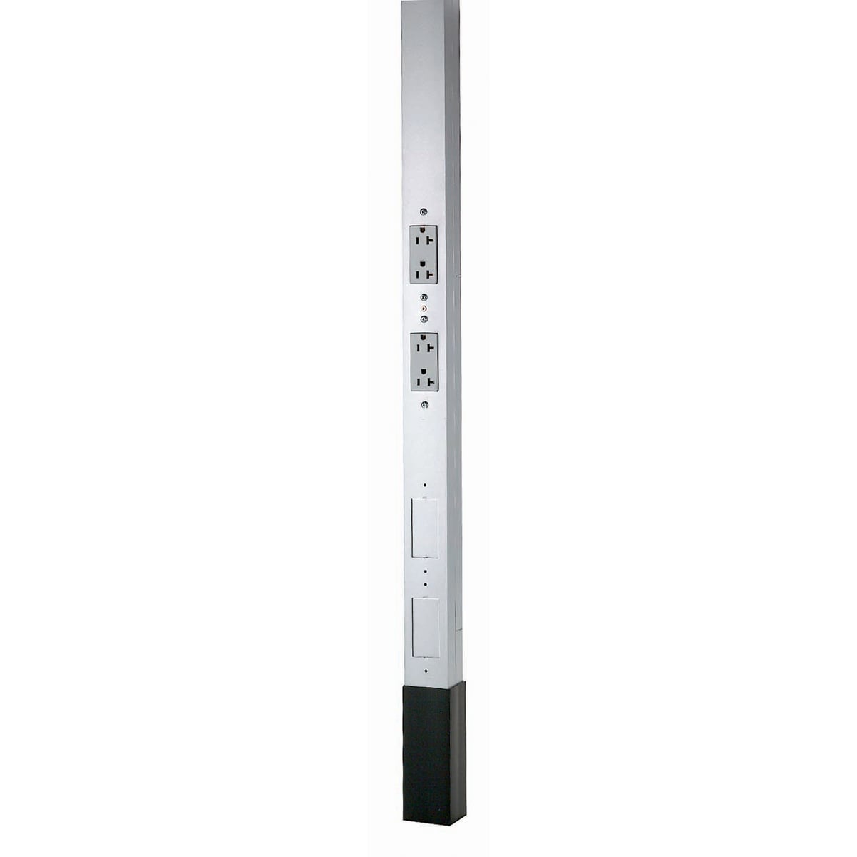 HBLPP15AAL 3-Service Pre-Wired Service Pole, 15 ft 2 in L x 2.13 in W, Aluminum