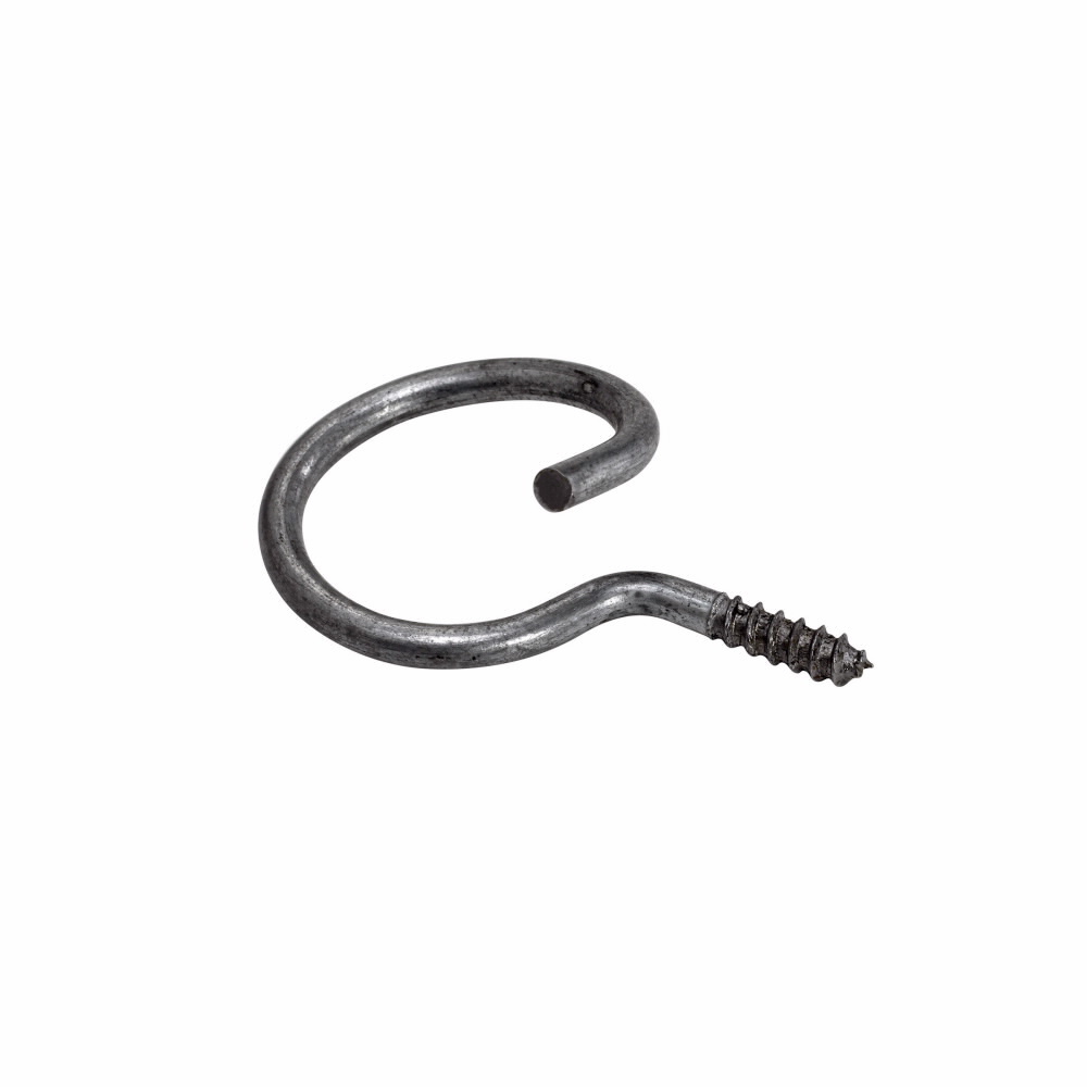 BR-16-3W 1-Piece Threaded Bridle Ring, 1 in Ring, Steel, Zinc Plated