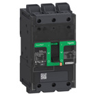 Circuit breaker, PowerPact B, 80A, 3 pole, 600Y/347VAC, 14kA, lugs, thermal magnetic, 80%, control wire ON end
