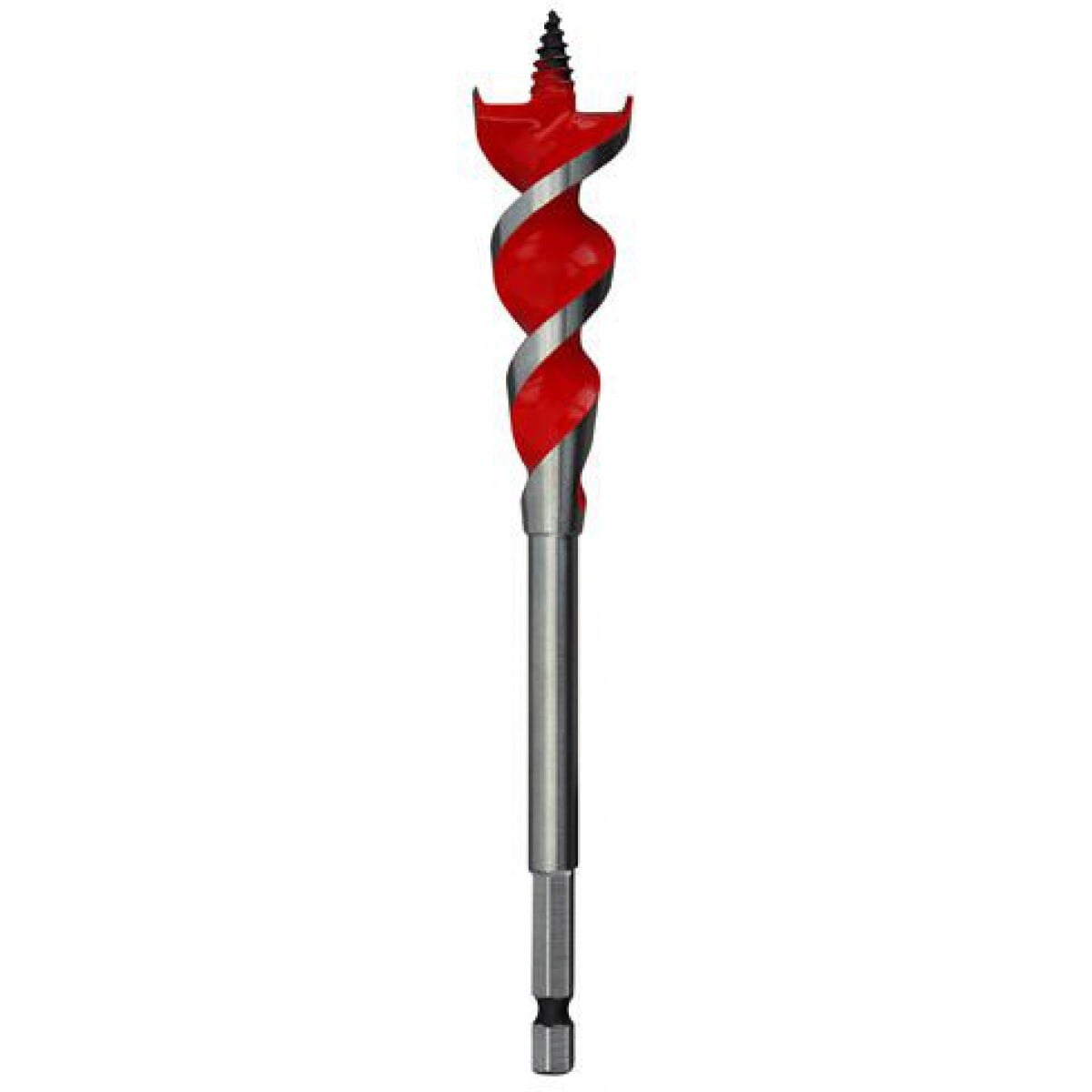 48-13-0048 Speed Feed Self-Feed Wood Bit, 1/2 in Dia, 6 in OAL, 6 in L Tapered Flute, 1/4 in Shank