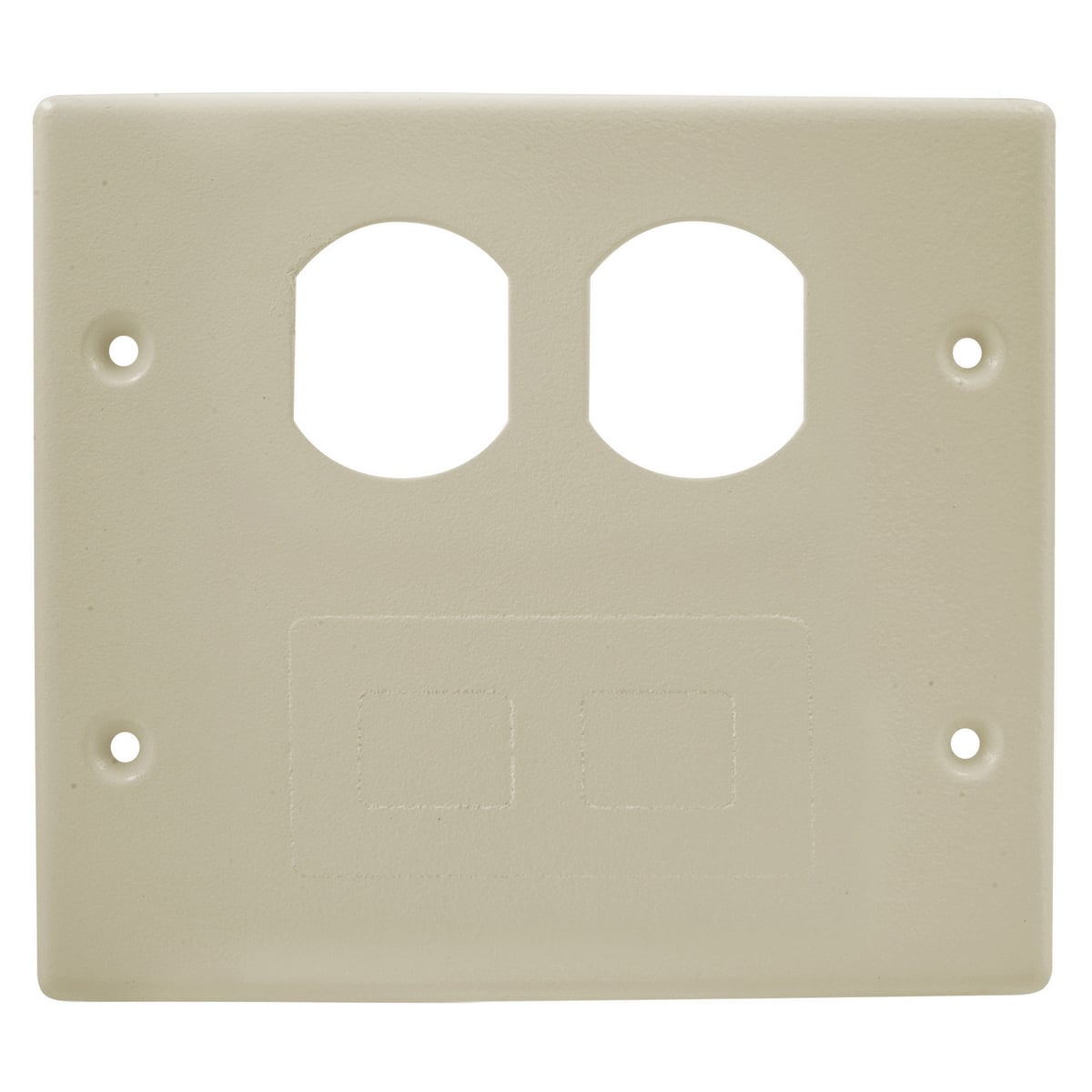 HBL4747BFIV HBL4750 Standard Cover Plate, For Use With HBL4750 Series Metal Raceway, Rolled Steel, Ivory