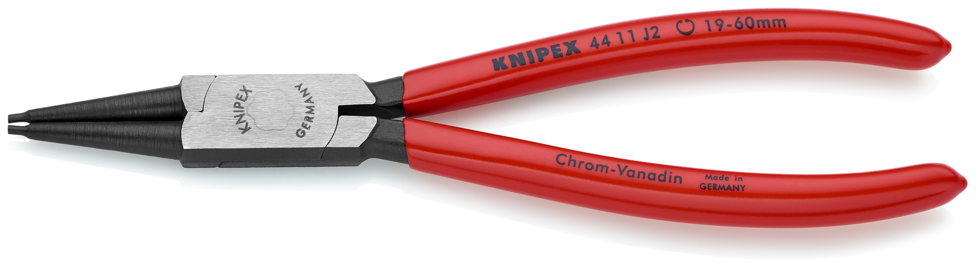 Internal Snap Ring Pliers-Forged Tips, 7 1/4 in., Plastic coating, 5/64 in. Tips