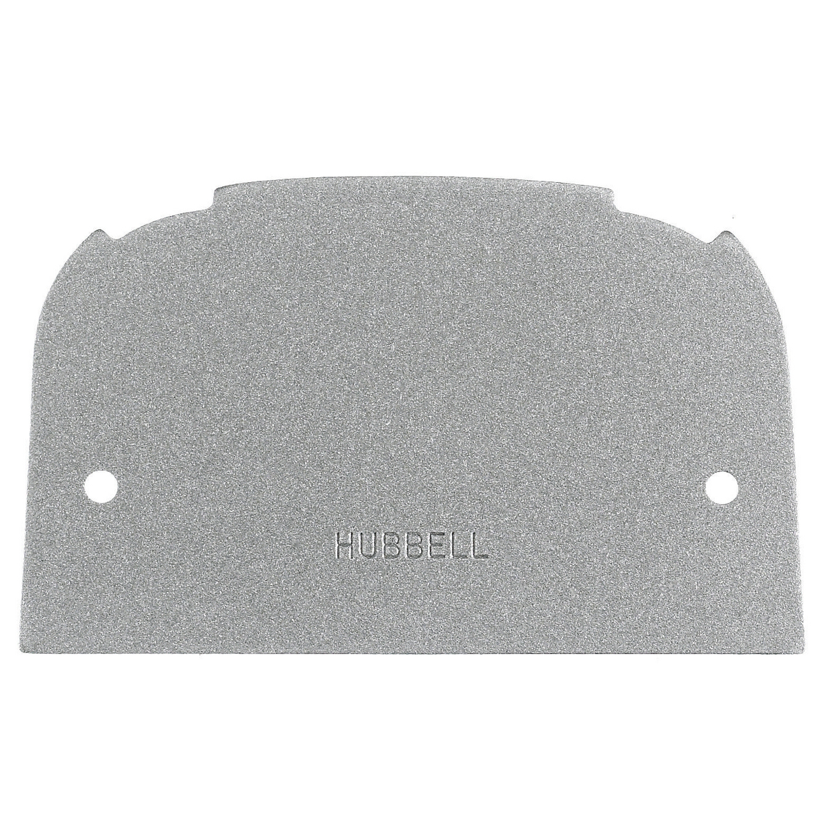 SS309BF Blank Furniture Feed Pedestal Style Standard Device Plate, 4.16 in L x 2.53 in W, 1 Gangs, Aluminum