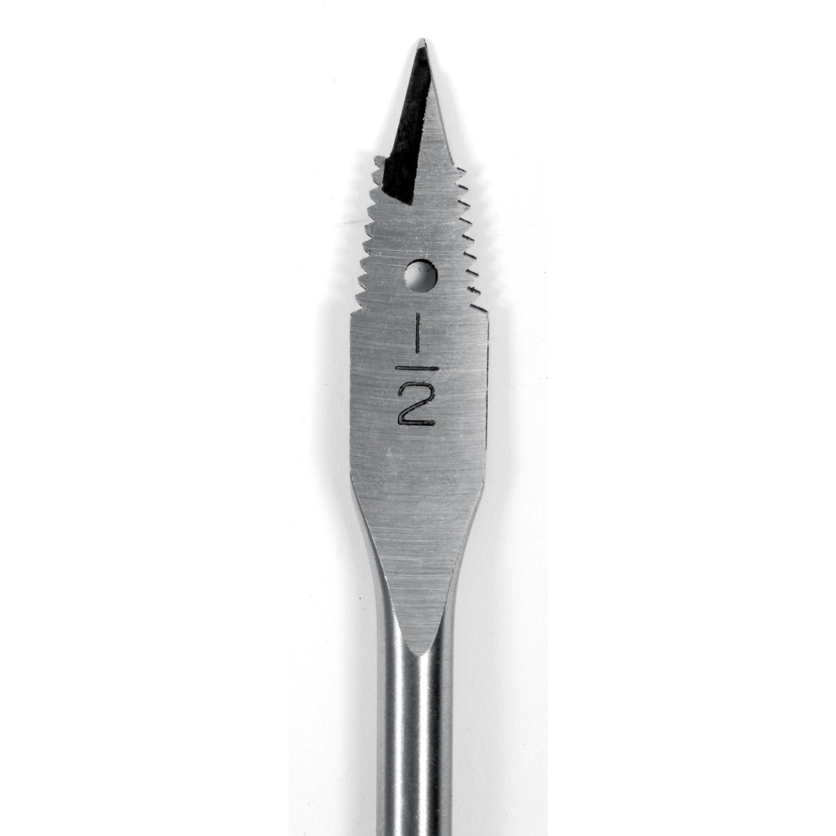 34A-1/2 Self-Feed Spade Wood Drill Bit, 1/2 in Dia, 6-1/4 in OAL, 1/4 in Shank