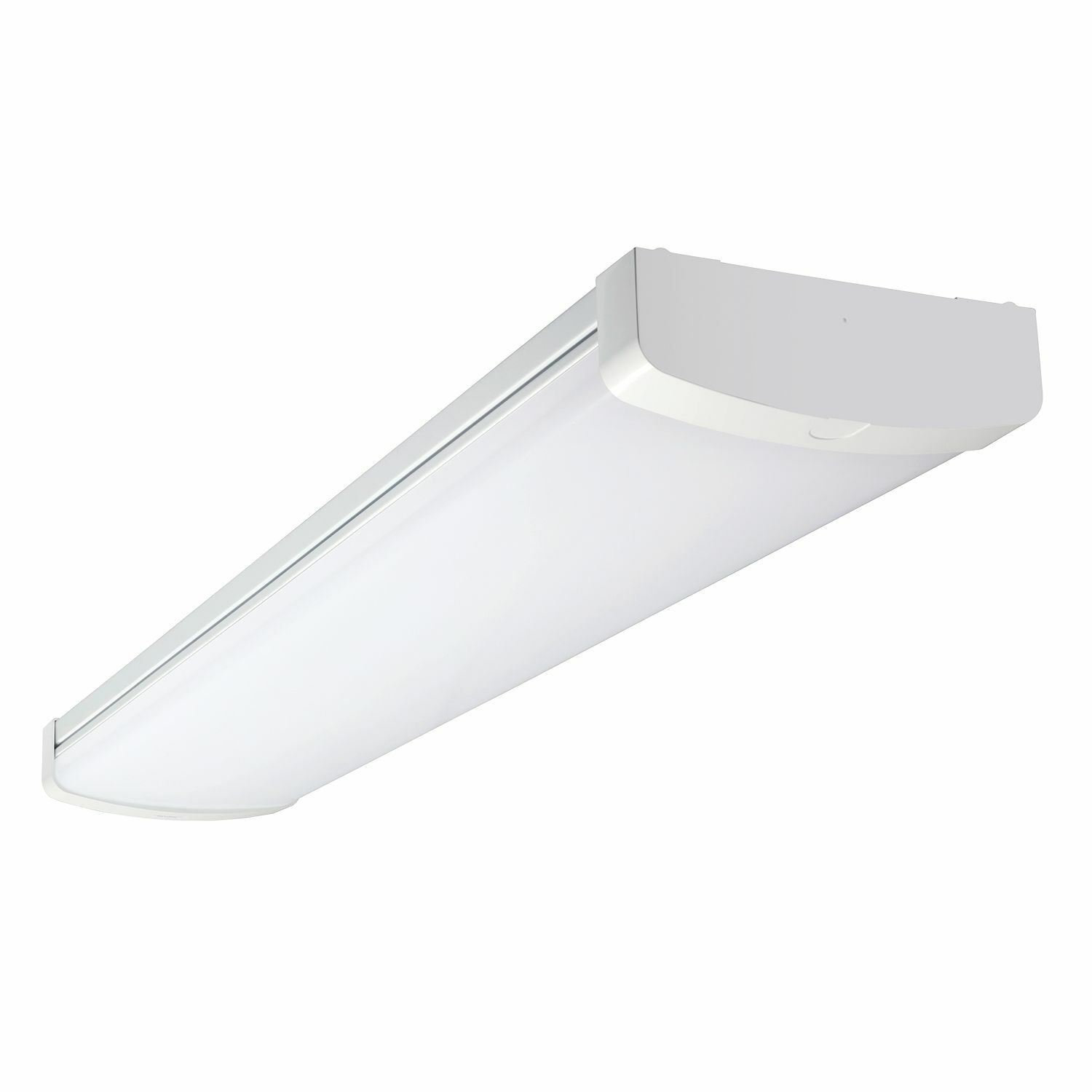 4AWWS-L3C3-UNV Metalux Standard Indoor Wraparound, 49.5 W Fixture, 120 to 277 V, Matte White Powder Coated Housing