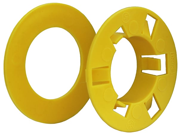 USB Snap-In Universal Stud Bushing, 3/8 in Conduit, Nylon