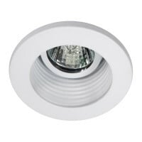 13002WH Baffle Trim, 2-3/4 in ID x 3-3/4 in OD, Halogen Lamp, For Use With 13100, 13100R, 13000, 13000R and 13102 3 in Recessed Housing, Aluminum