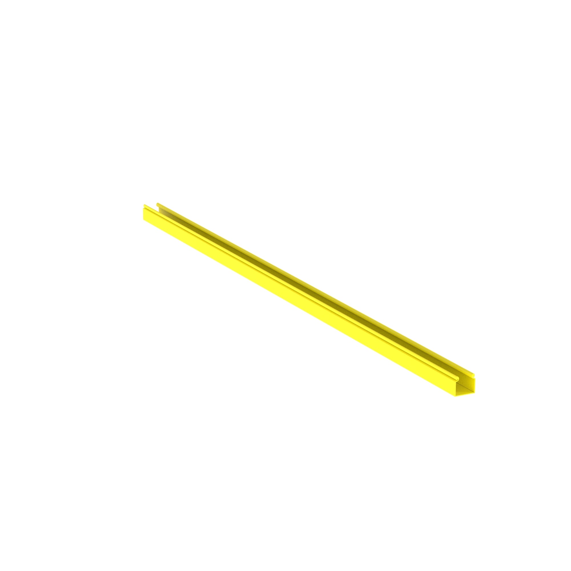 HS2X2YL6NM FiberRunner Panduct Type HS Channel Solid Hinged Duct, FiberRunner Channel Slot, 2.17 in W x 1.92 in D, PVC