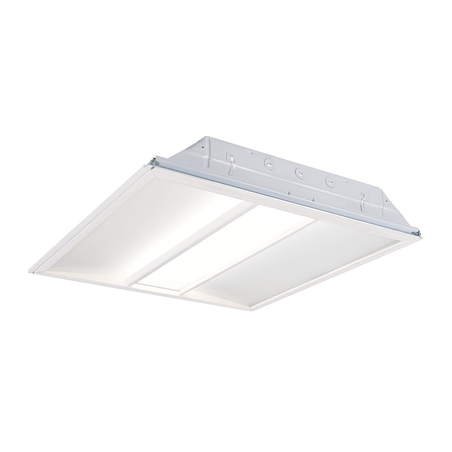 22RLN-LD5-35-UNV-L840-CD1-U Metalux Standard Stock Rectilinear Troffer, (1) Lamp, 30.57 W Fixture, 120 to 277 V, CRS Housing