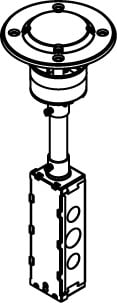 RC7STC Multi-Service Insert Assembly With Disposable Plate, 16-1/2 in D, Steel