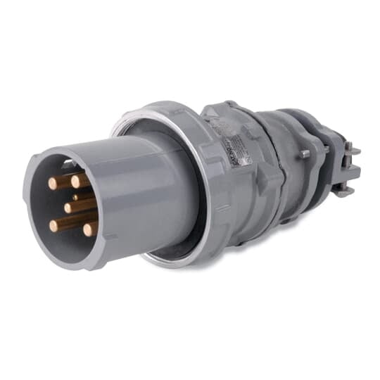 DS2404MP000 Russellstoll MaxGard Male Plug, 480 V AC, 200 A, 3 Poles, 4 Wires