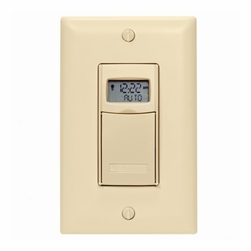 EI600C Astronomic Digital Decorator Electronic In-Wall Timer, 1 min to 7 days Setting, 120 to 127 VAC, 12 to 18 VDC, 1 hp, 1NO 1 Form A SPST Contact, 1 Poles