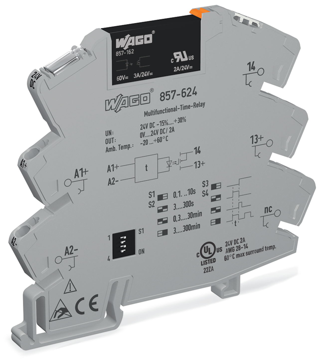 857-624 Solid-State Relay Module, 24 V DC, 2 A