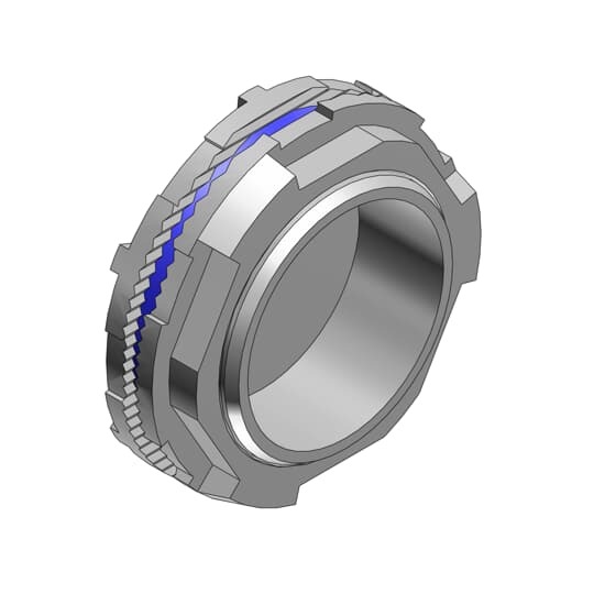 H075CAPA T&B Conduit Capoff With Thermoplastic Insulated Throat, 3/4 in, For Use With Rigid/IMC Conduit, Aluminum