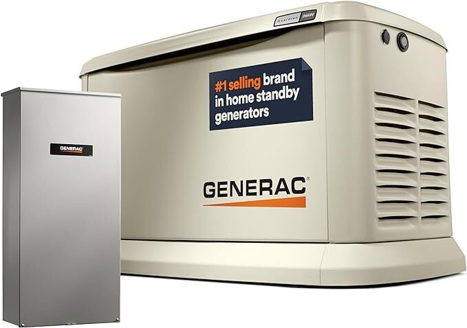 7291 26/22.5 kW Air-Cooled Standby Generator, Aluminum Enclosure, 200 SE ATS (not CUL)