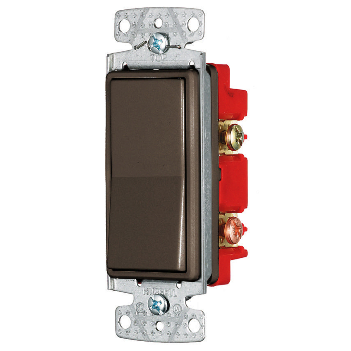 RSD415 Decorator General Purpose Self-Grounding Standard AC Decorator Switch, 120/277 V AC, 15 A, 4155 W Power Rating, 2-Position Contact