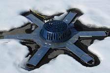 ROOF DRAIN DEICING 6 RAY FLAT ROOF DRAIN JIG