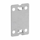 Eaton Crouse-Hinds series Stud Safety Plate, Steel, 2" x 3-1/8" steel plate