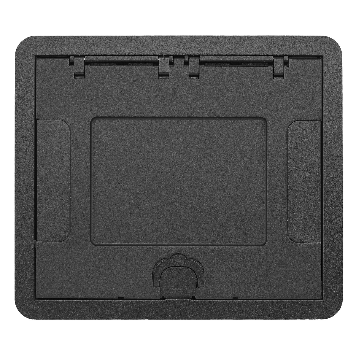 610GCCVRBKC Standard Floor Box Cover With Insert, 11-1/2 in L x 10 in W, Cast Aluminum