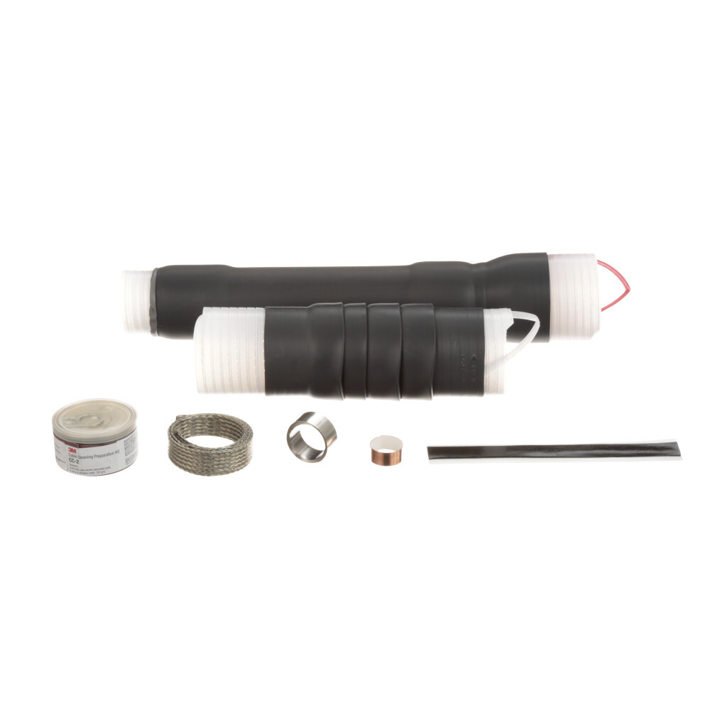 7100004583 QT-III 7690-S-INV Cold Shrink Termination Kit, 1 Pieces, For Use With Single Core Tape Shield, UniShield and Wire Shield Power Cable, Silicone Rubber, Black