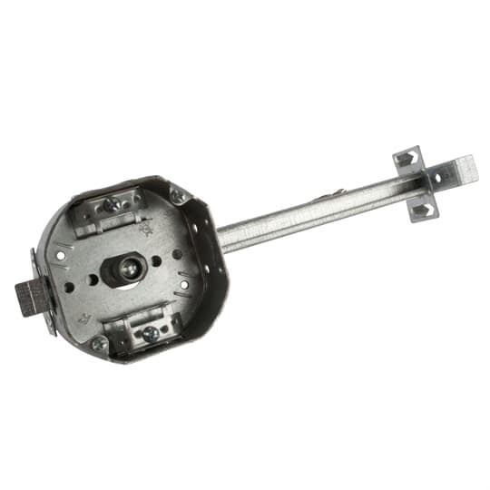 54151-NP Steel City Drawn Style Box, Steel, 15.8 cu-in Capacity, 1 Outlets, 2 Knockouts, 1-1/2 in D