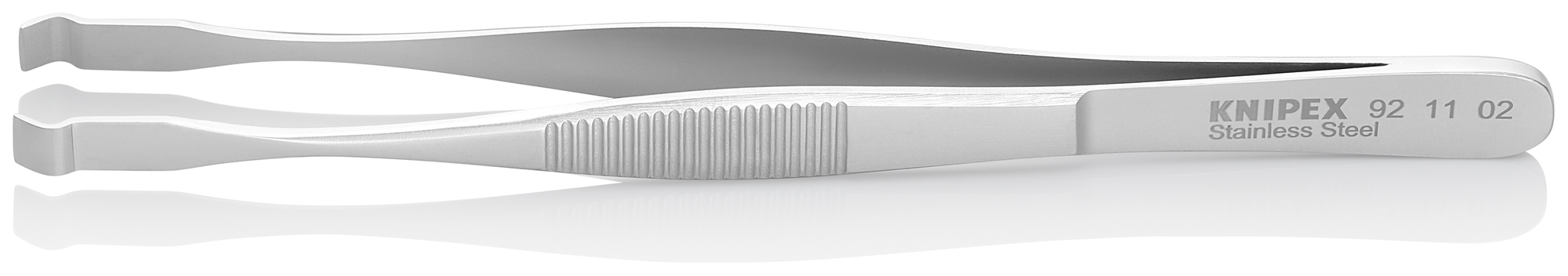 Stainless Steel Positioning Tweezers, 5 3/4 in., 2.80 mm TT, 5.50 mm TW
