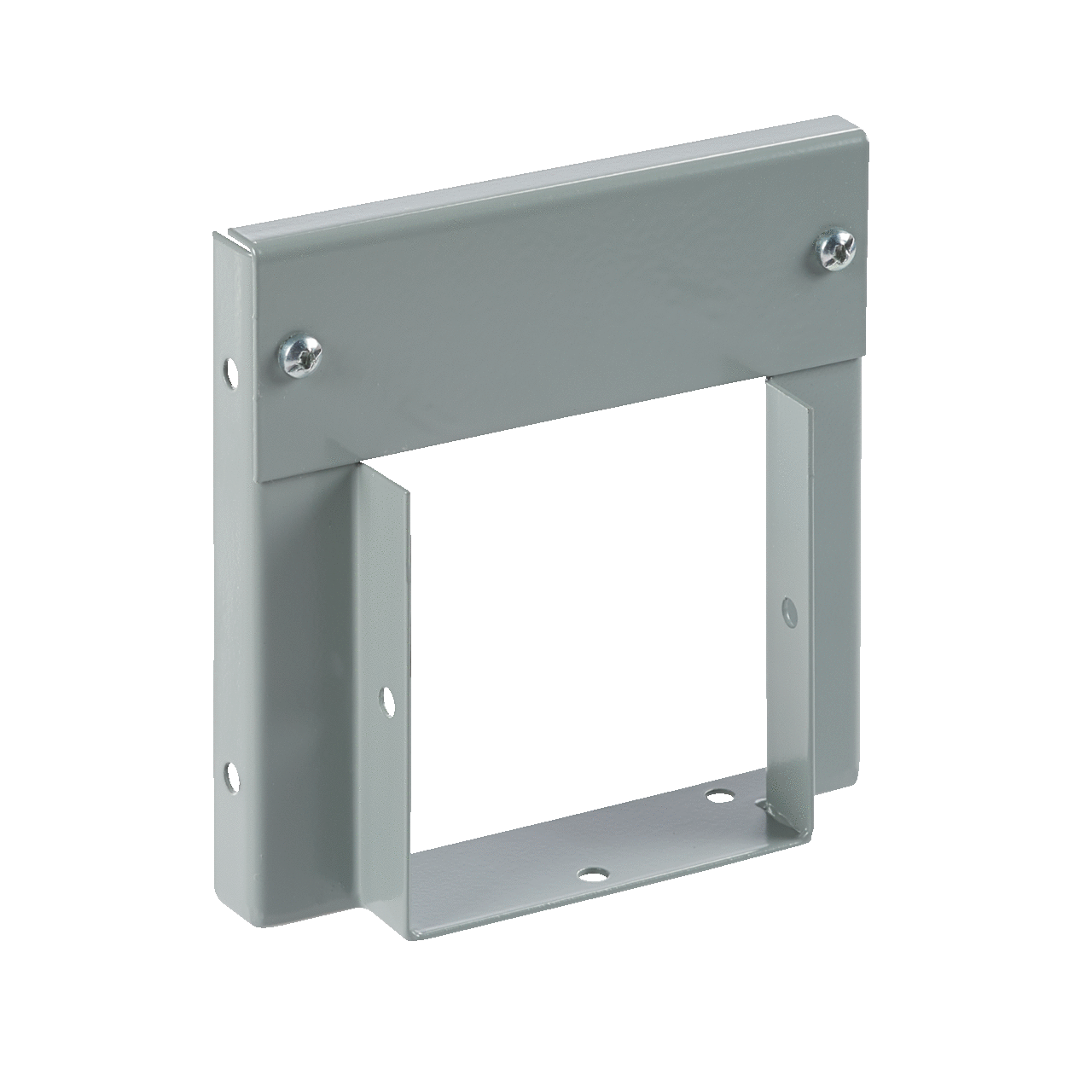 F44G33R F40PF Wireway Reducer, For Use With Lay-In NEMA 1 Flat Cover Wireway, 4 in H x 4 in W x 1-1/2 in D, Steel, Gray