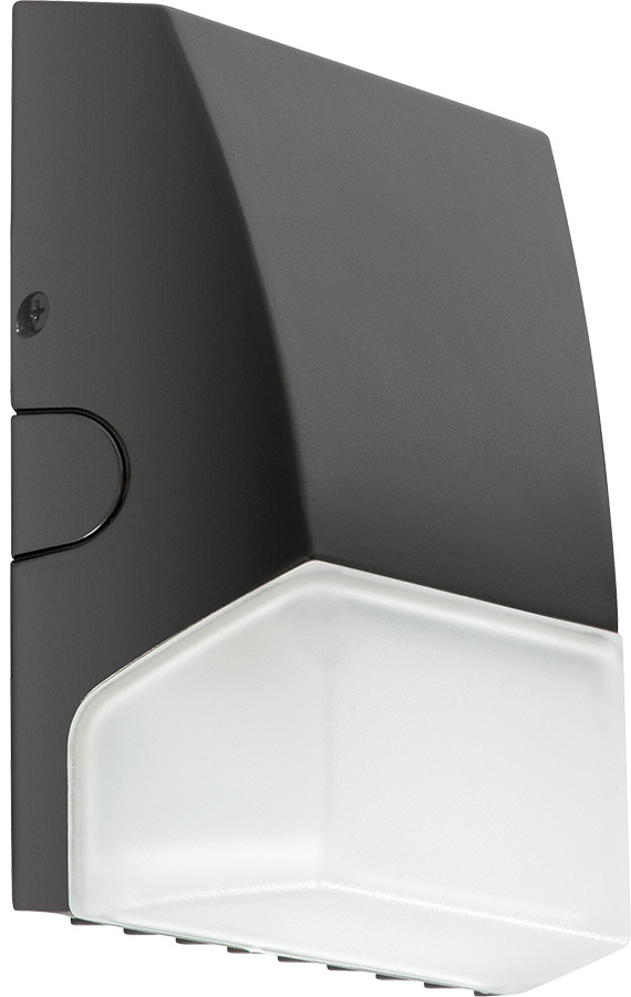 BRISKS17L-740 BRISK Economical Outdoor Wallpack,) LED Lamp, 13.7 W Fixture, 120/208/240/277 V AC, Bronze/Polyester Powder Coated Housing
