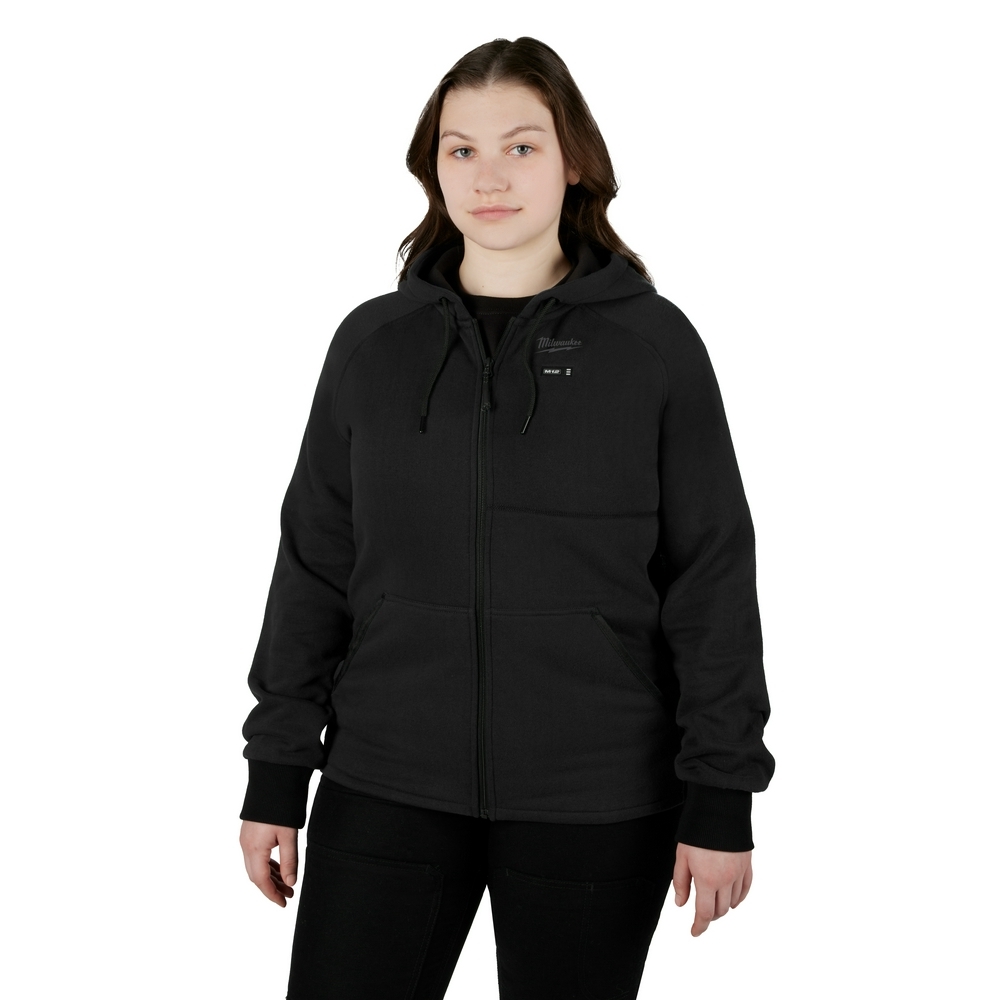 336B-212X 336B Headed Hoodie, Black, Cotton/Polyester, 43 in Chest